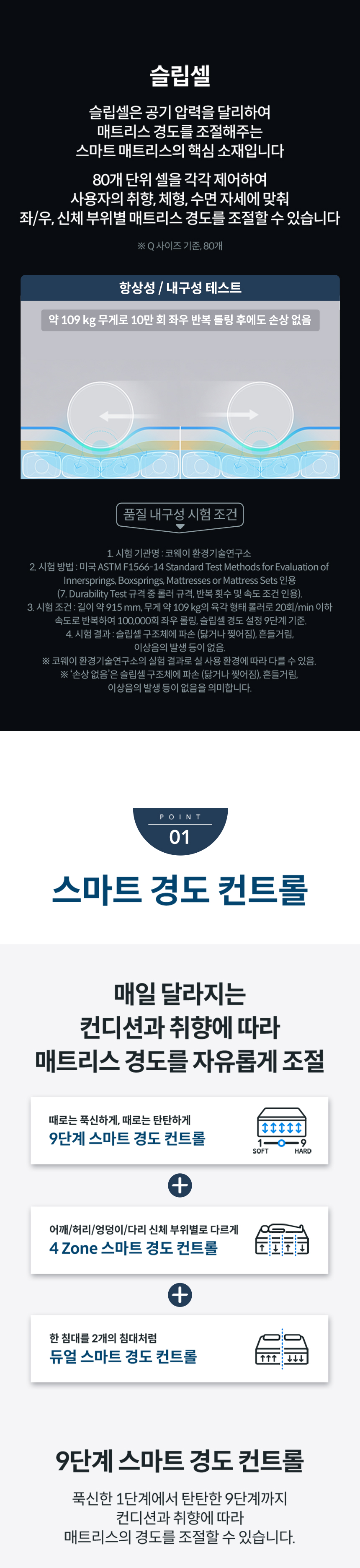 코웨이 CMSS-AS04 코웨이 비렉스 스마트 매트리스 S6 상세이미지 3
