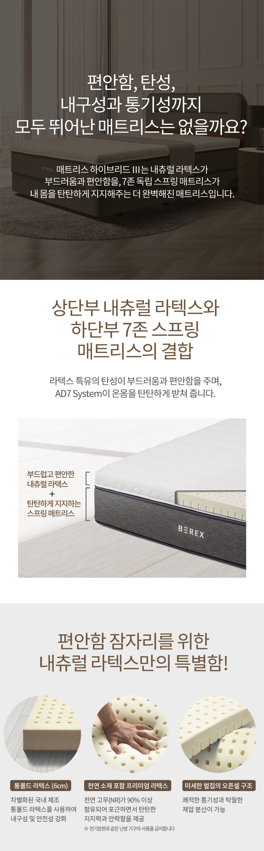 코웨이 CMQ-PR03 코웨이 탑퍼교체 매트리스 하이브리드3 상세이미지 1