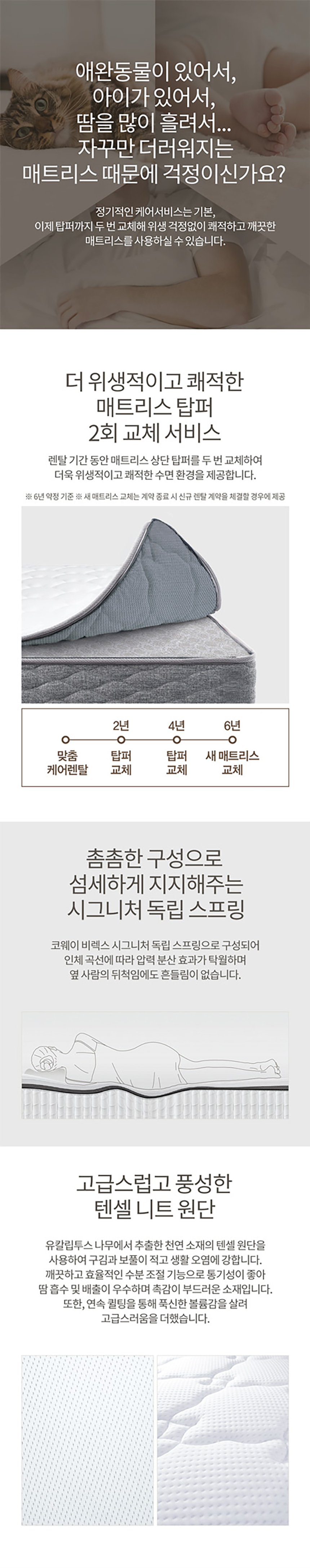 코웨이 CMK-SL01 코웨이 탑퍼교체 매트리스 더블체인지 상세이미지 1